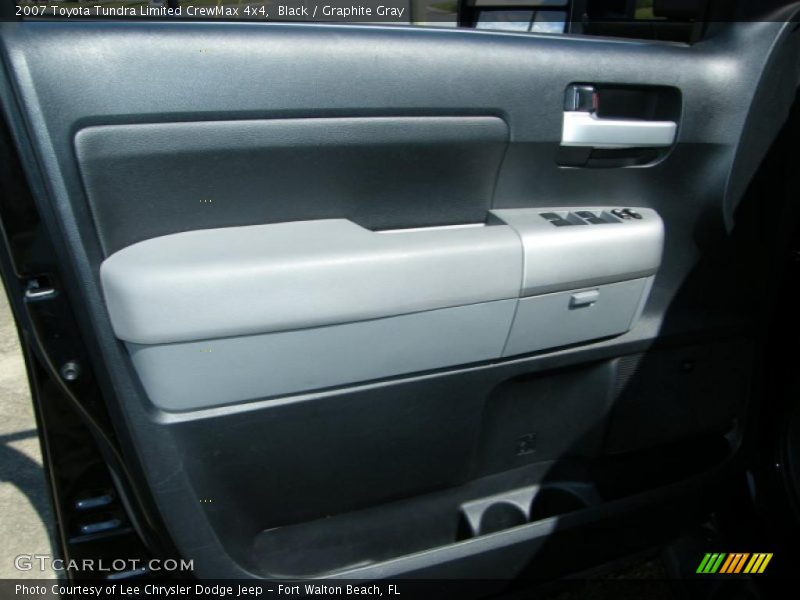 Black / Graphite Gray 2007 Toyota Tundra Limited CrewMax 4x4