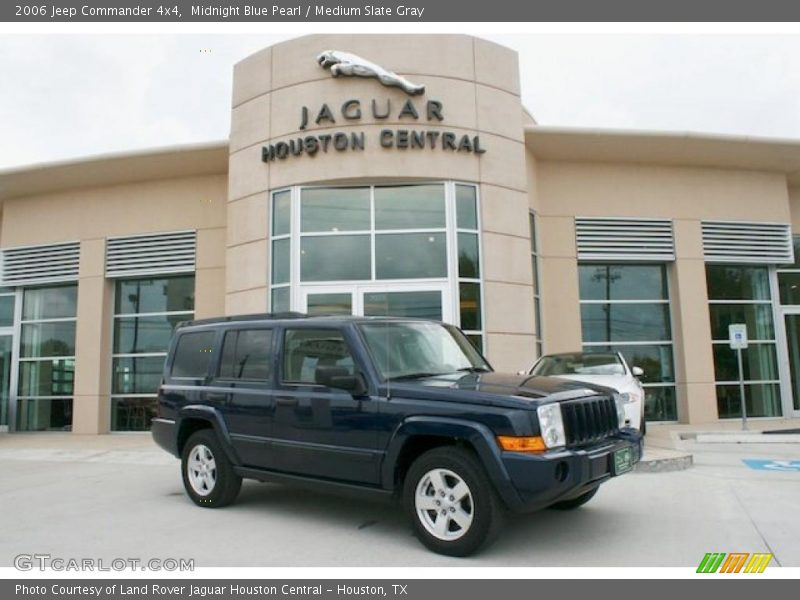 Midnight Blue Pearl / Medium Slate Gray 2006 Jeep Commander 4x4