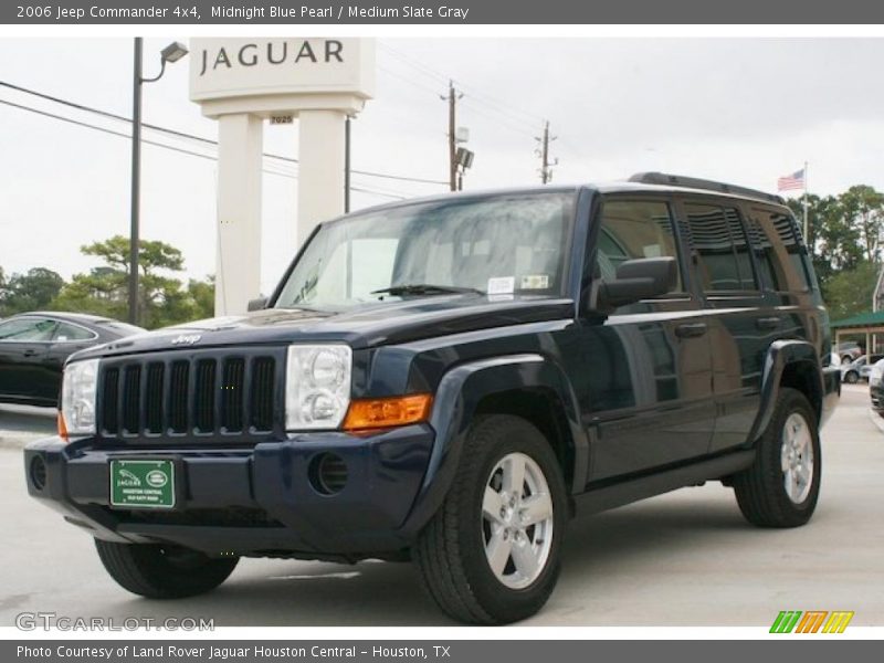 Midnight Blue Pearl / Medium Slate Gray 2006 Jeep Commander 4x4