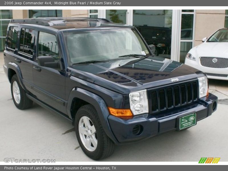 Midnight Blue Pearl / Medium Slate Gray 2006 Jeep Commander 4x4