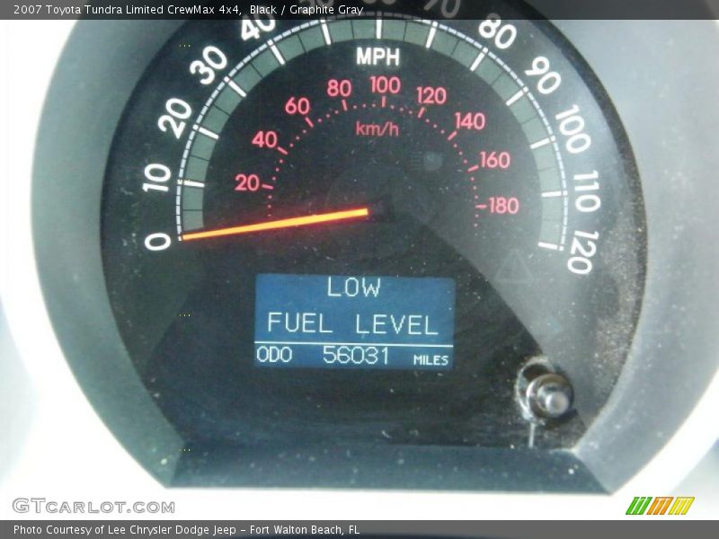 Black / Graphite Gray 2007 Toyota Tundra Limited CrewMax 4x4