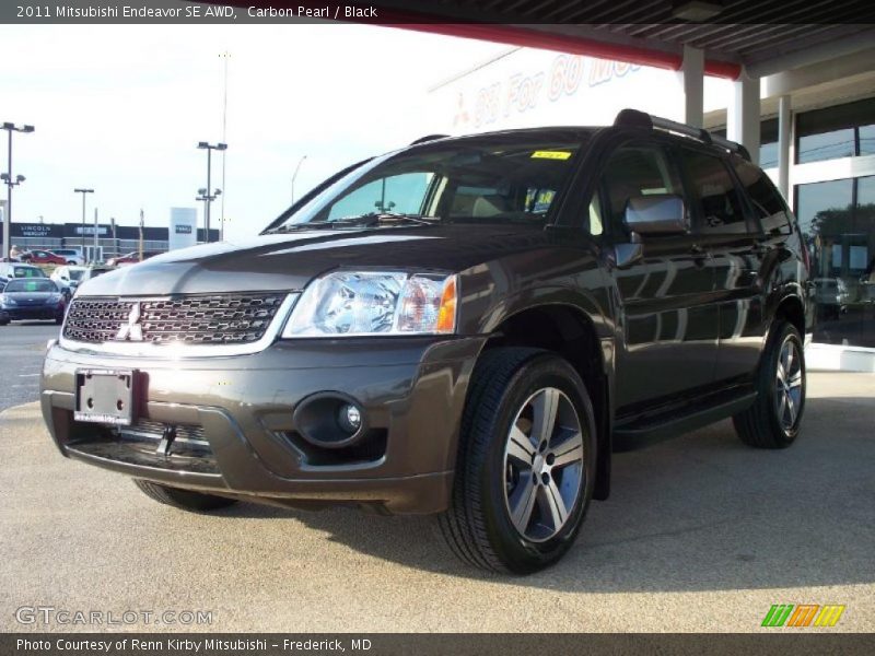 Carbon Pearl / Black 2011 Mitsubishi Endeavor SE AWD