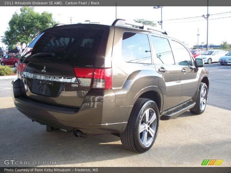 Carbon Pearl / Black 2011 Mitsubishi Endeavor SE AWD