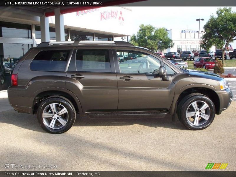 Carbon Pearl / Black 2011 Mitsubishi Endeavor SE AWD