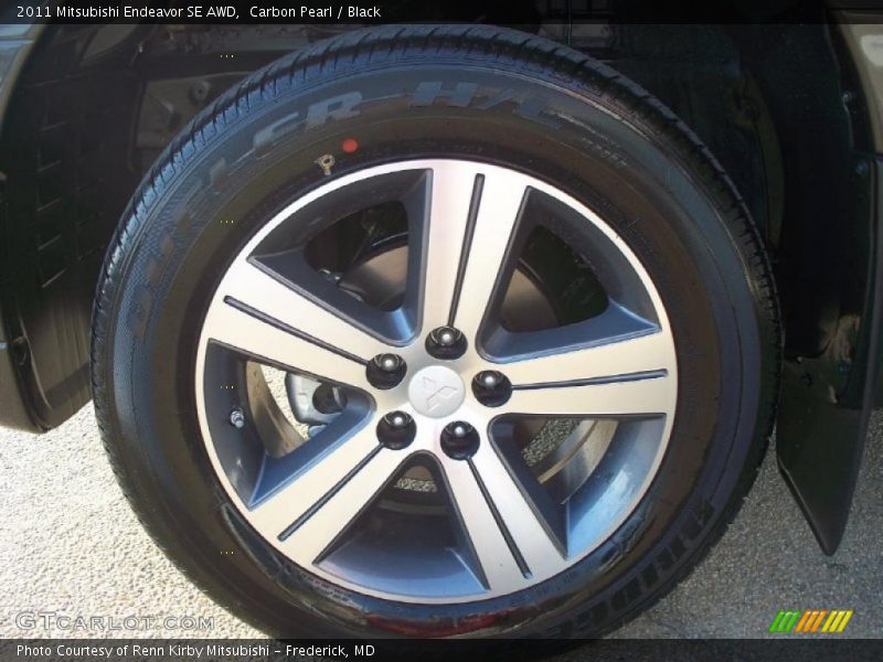 Carbon Pearl / Black 2011 Mitsubishi Endeavor SE AWD
