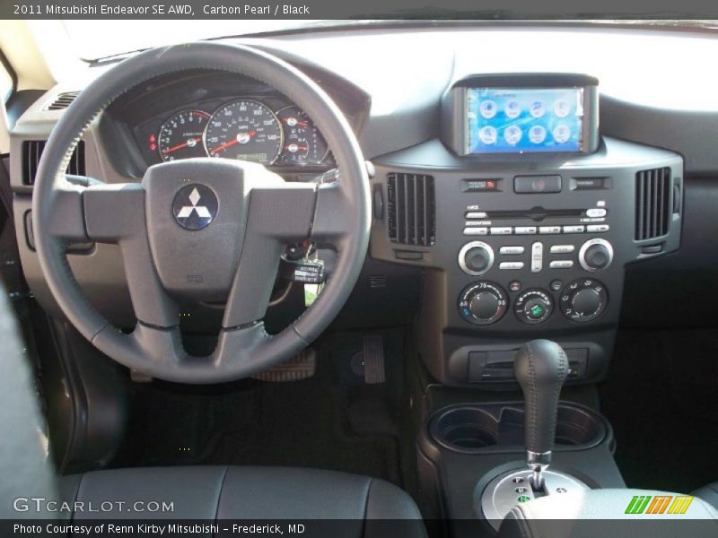 Carbon Pearl / Black 2011 Mitsubishi Endeavor SE AWD