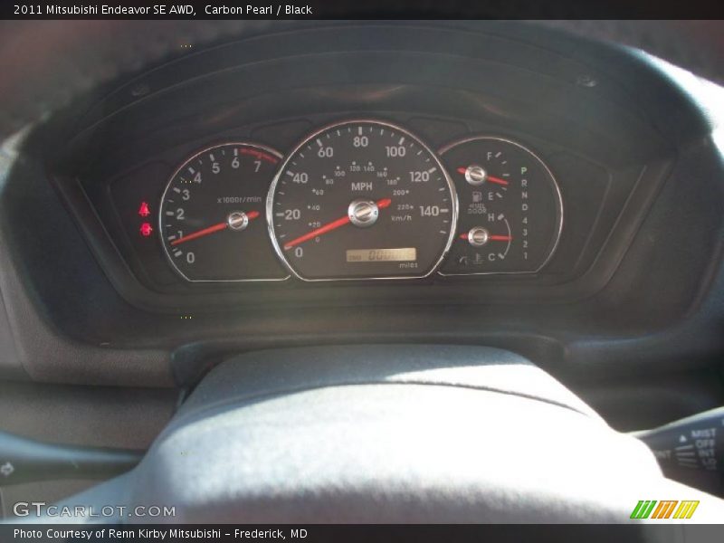 Carbon Pearl / Black 2011 Mitsubishi Endeavor SE AWD