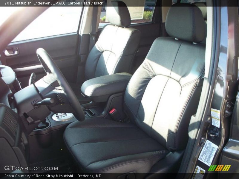 Carbon Pearl / Black 2011 Mitsubishi Endeavor SE AWD