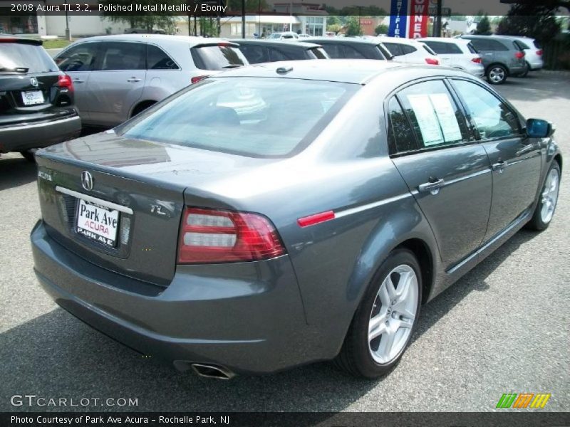 Polished Metal Metallic / Ebony 2008 Acura TL 3.2