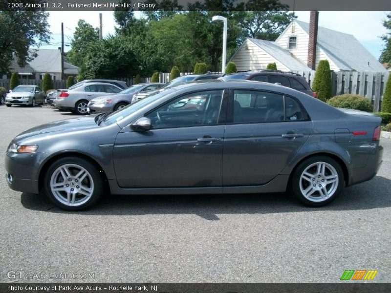Polished Metal Metallic / Ebony 2008 Acura TL 3.2