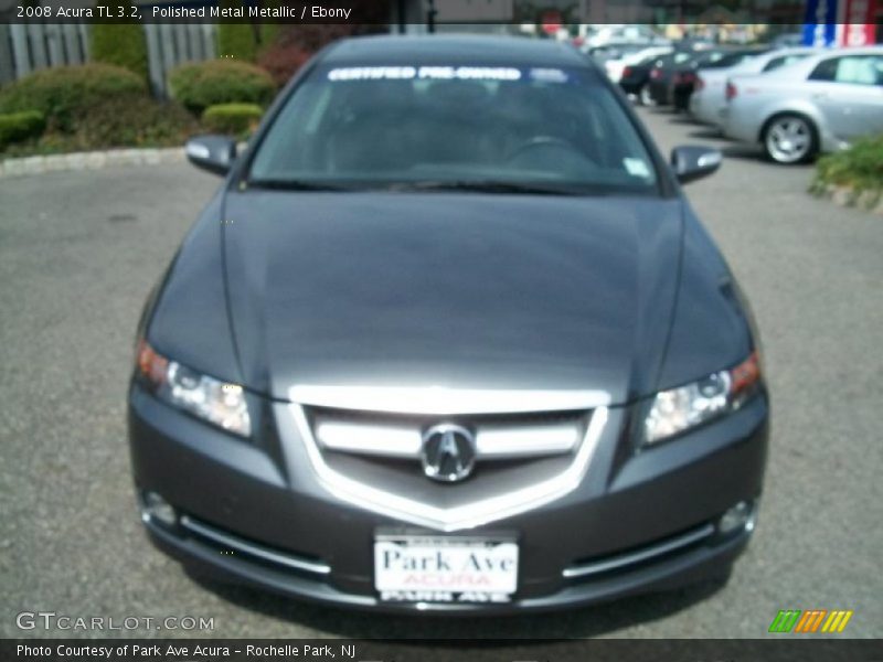 Polished Metal Metallic / Ebony 2008 Acura TL 3.2