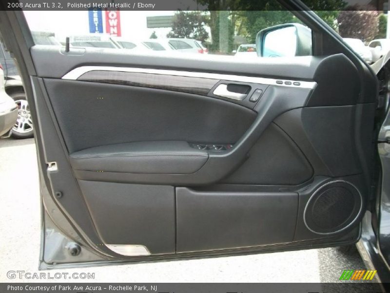 Polished Metal Metallic / Ebony 2008 Acura TL 3.2