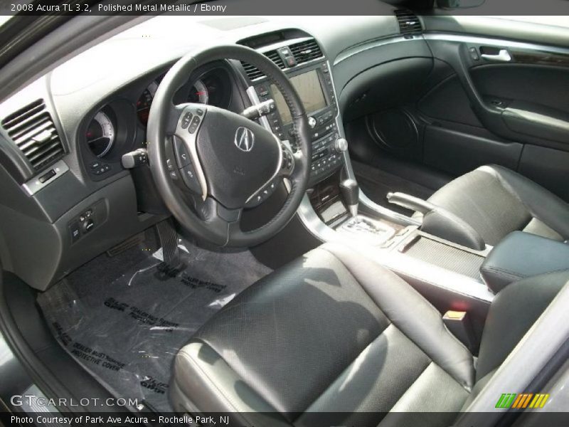Polished Metal Metallic / Ebony 2008 Acura TL 3.2