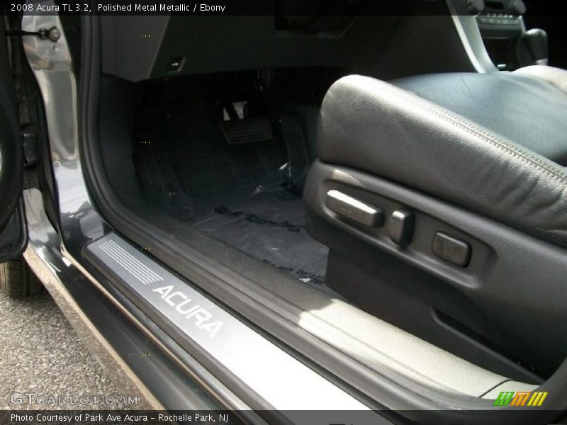 Polished Metal Metallic / Ebony 2008 Acura TL 3.2