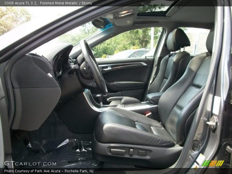 Polished Metal Metallic / Ebony 2008 Acura TL 3.2