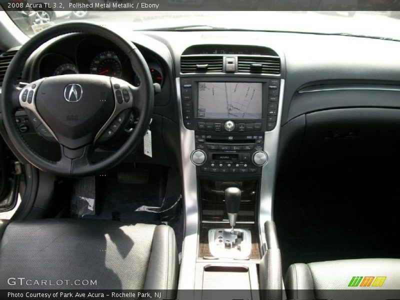 Polished Metal Metallic / Ebony 2008 Acura TL 3.2