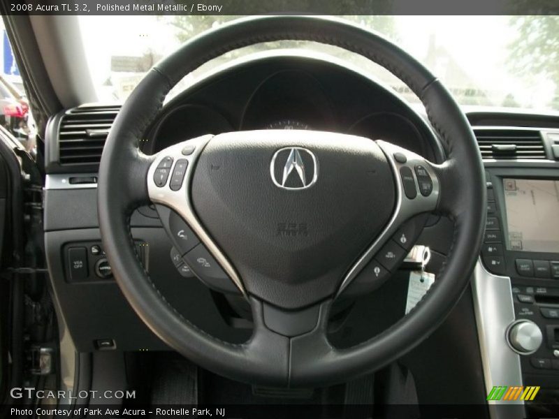 Polished Metal Metallic / Ebony 2008 Acura TL 3.2