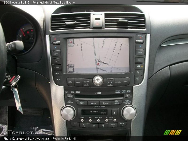 Polished Metal Metallic / Ebony 2008 Acura TL 3.2