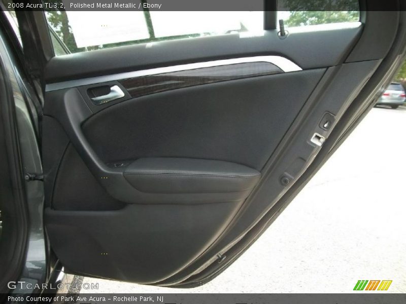 Polished Metal Metallic / Ebony 2008 Acura TL 3.2