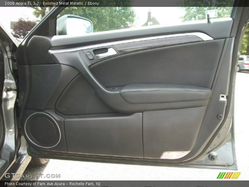 Polished Metal Metallic / Ebony 2008 Acura TL 3.2