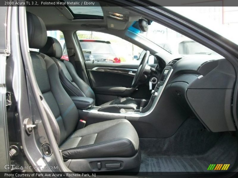 Polished Metal Metallic / Ebony 2008 Acura TL 3.2