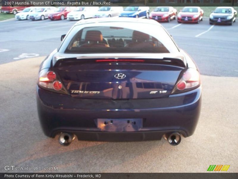 Regatta Blue / Black/Red 2007 Hyundai Tiburon GT Limited