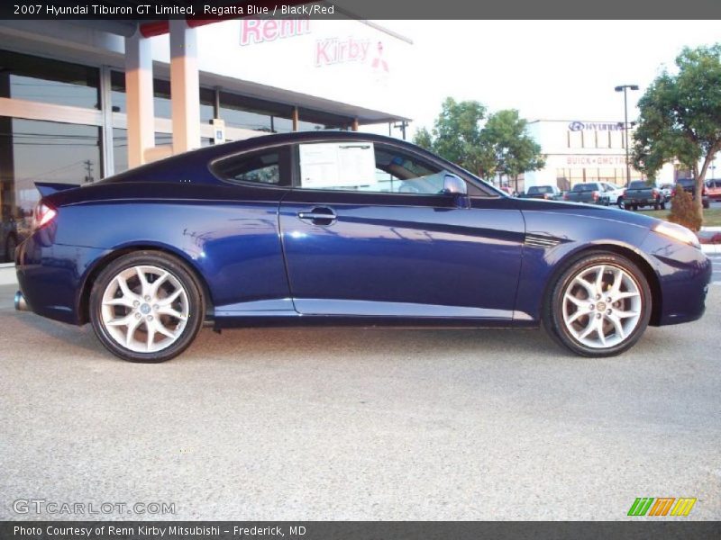 Regatta Blue / Black/Red 2007 Hyundai Tiburon GT Limited
