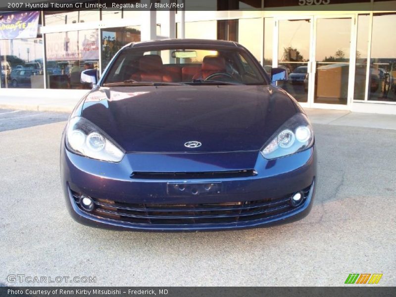 Regatta Blue / Black/Red 2007 Hyundai Tiburon GT Limited
