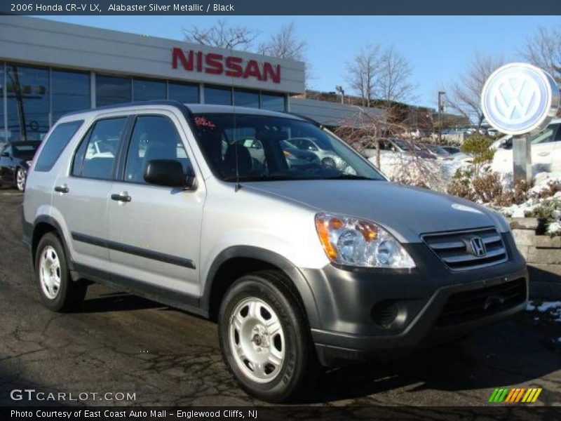 Alabaster Silver Metallic / Black 2006 Honda CR-V LX