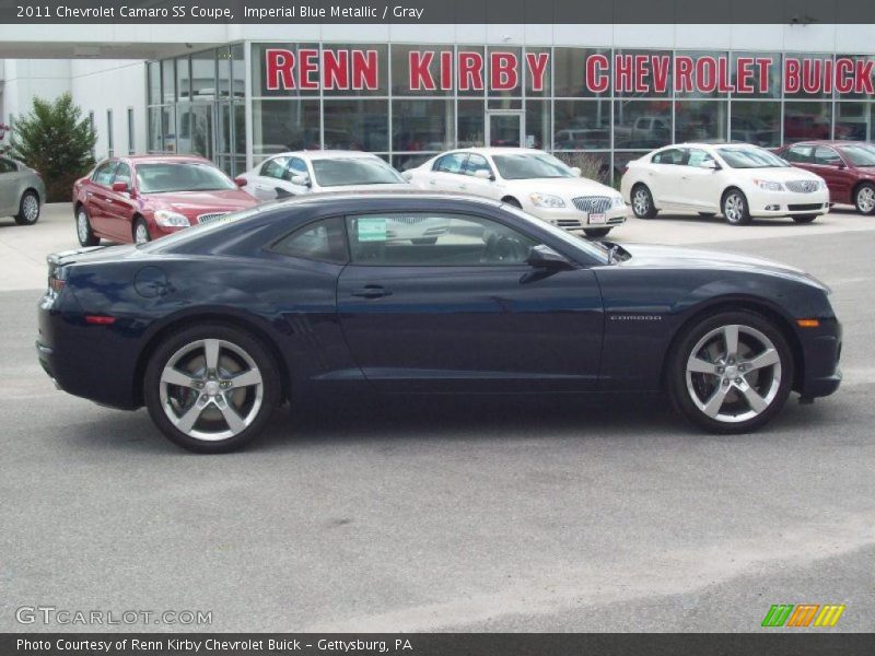 Imperial Blue Metallic / Gray 2011 Chevrolet Camaro SS Coupe