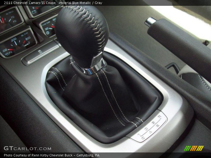 Imperial Blue Metallic / Gray 2011 Chevrolet Camaro SS Coupe