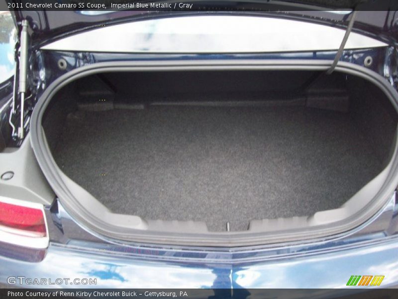 Imperial Blue Metallic / Gray 2011 Chevrolet Camaro SS Coupe