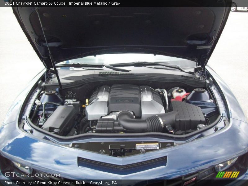 Imperial Blue Metallic / Gray 2011 Chevrolet Camaro SS Coupe