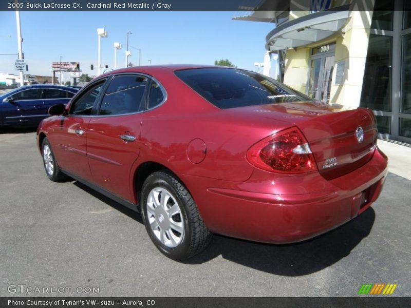 Cardinal Red Metallic / Gray 2005 Buick LaCrosse CX