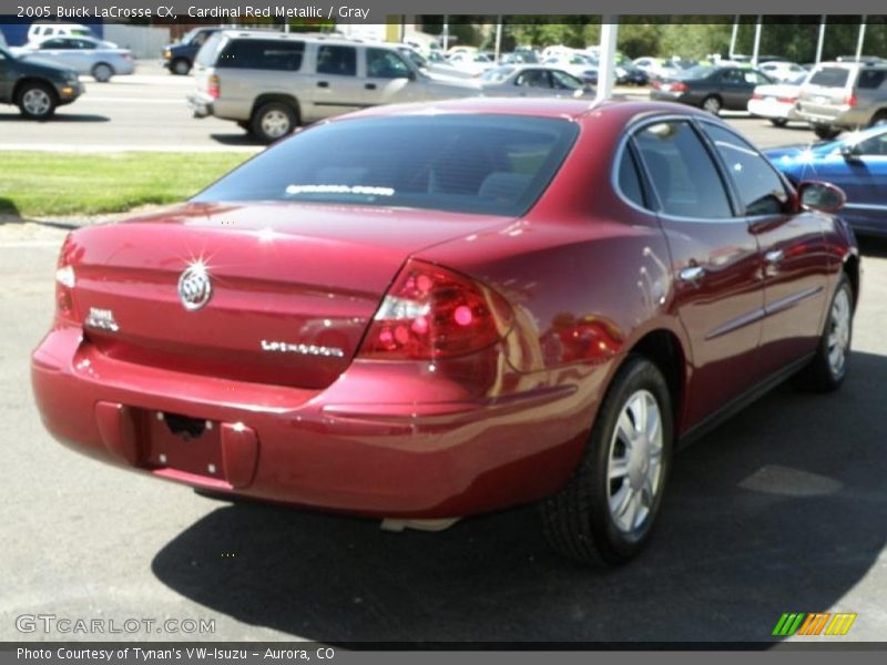 Cardinal Red Metallic / Gray 2005 Buick LaCrosse CX