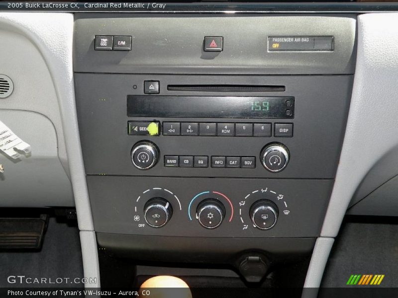 Cardinal Red Metallic / Gray 2005 Buick LaCrosse CX