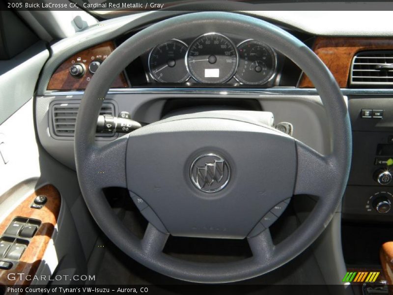 Cardinal Red Metallic / Gray 2005 Buick LaCrosse CX