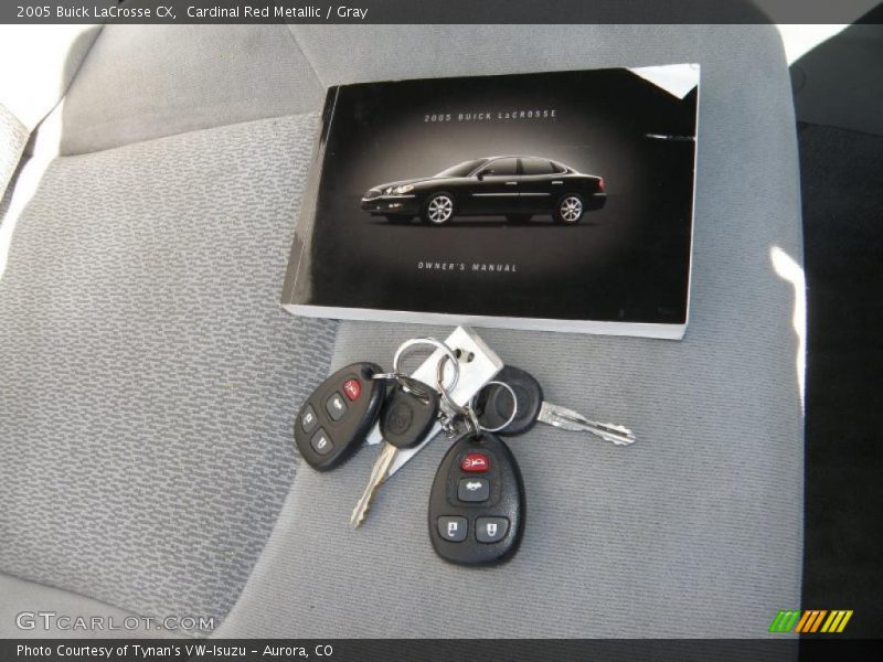 Cardinal Red Metallic / Gray 2005 Buick LaCrosse CX
