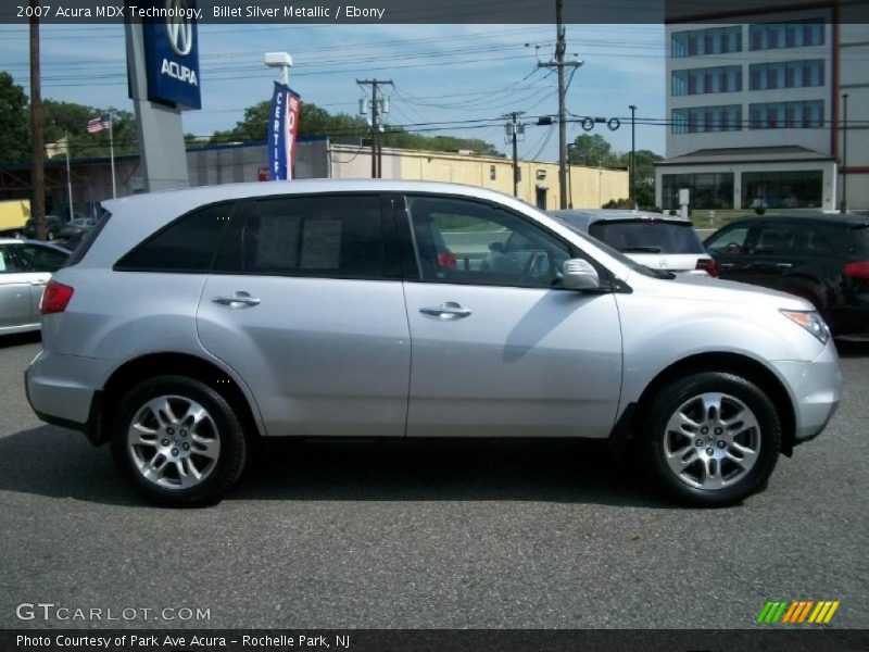 Billet Silver Metallic / Ebony 2007 Acura MDX Technology