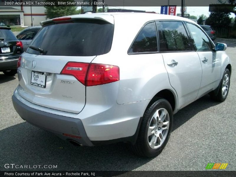 Billet Silver Metallic / Ebony 2007 Acura MDX Technology