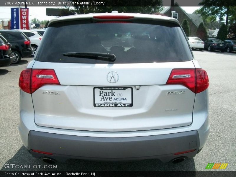 Billet Silver Metallic / Ebony 2007 Acura MDX Technology
