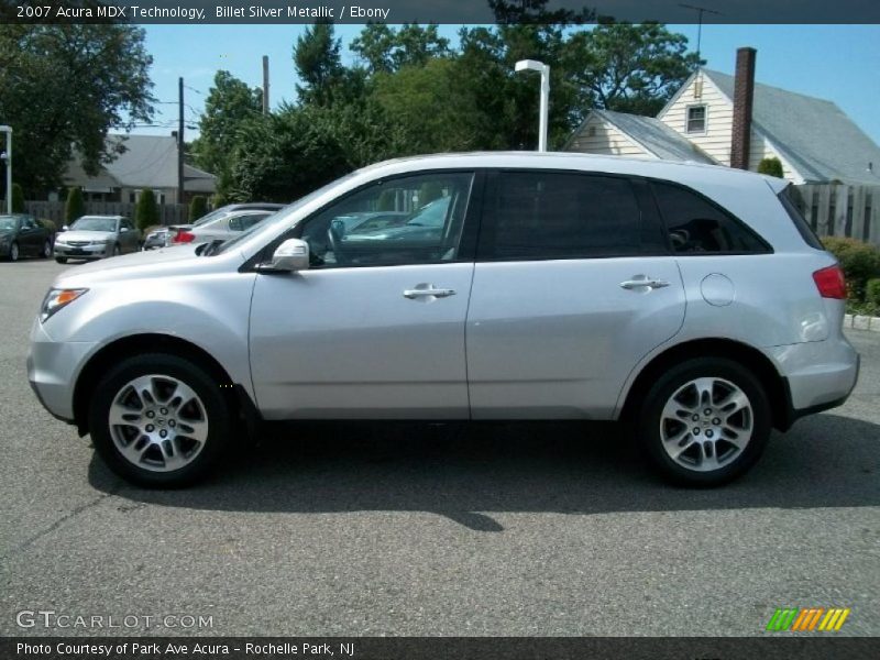 Billet Silver Metallic / Ebony 2007 Acura MDX Technology