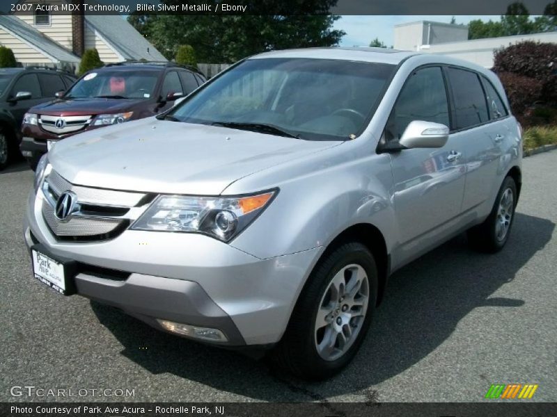 Billet Silver Metallic / Ebony 2007 Acura MDX Technology