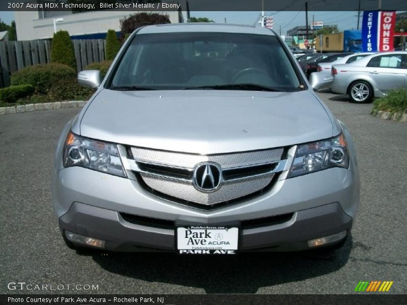 Billet Silver Metallic / Ebony 2007 Acura MDX Technology