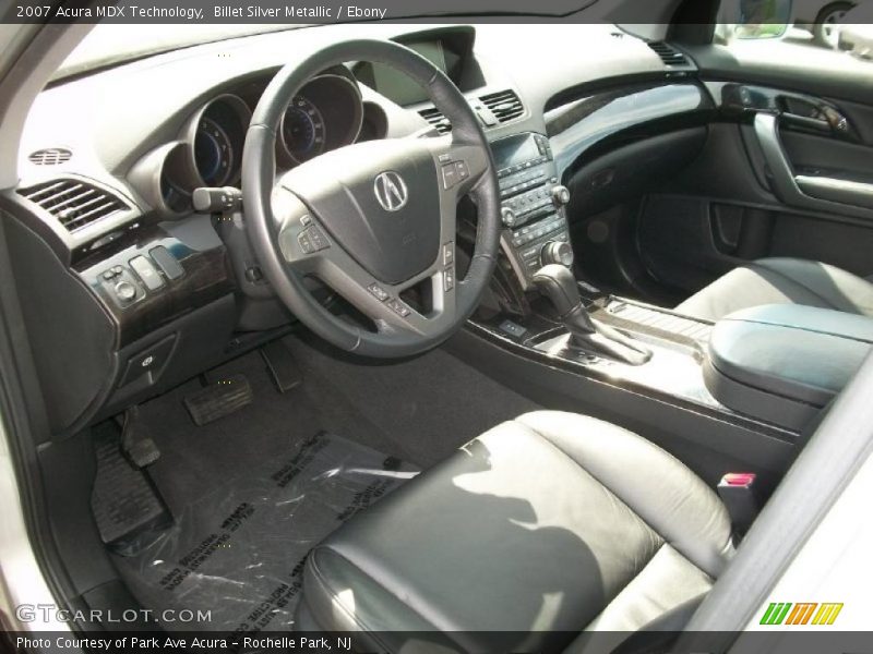 Billet Silver Metallic / Ebony 2007 Acura MDX Technology
