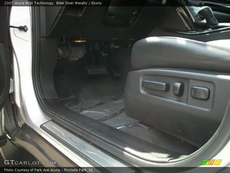 Billet Silver Metallic / Ebony 2007 Acura MDX Technology