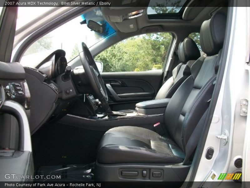 Billet Silver Metallic / Ebony 2007 Acura MDX Technology