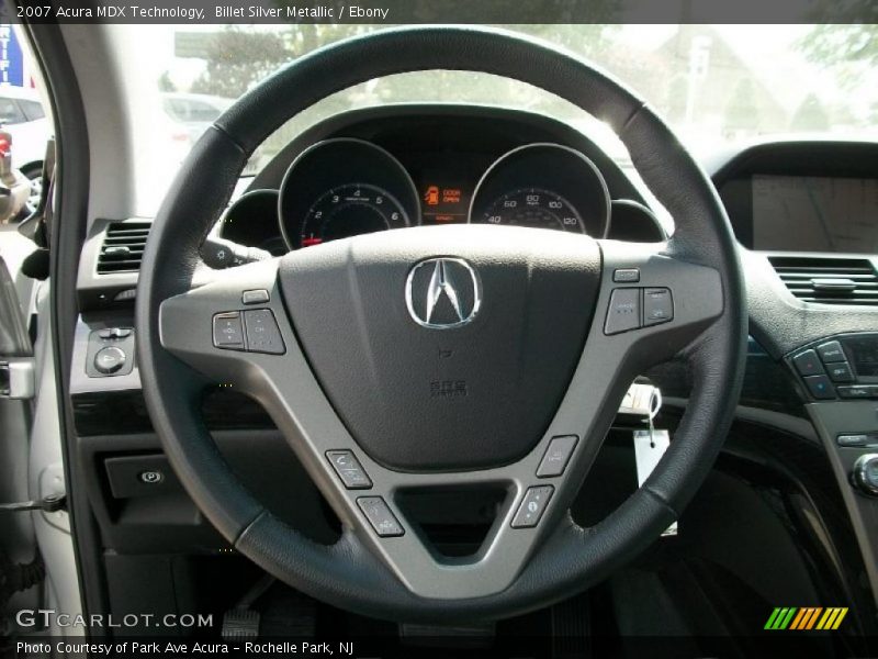 Billet Silver Metallic / Ebony 2007 Acura MDX Technology