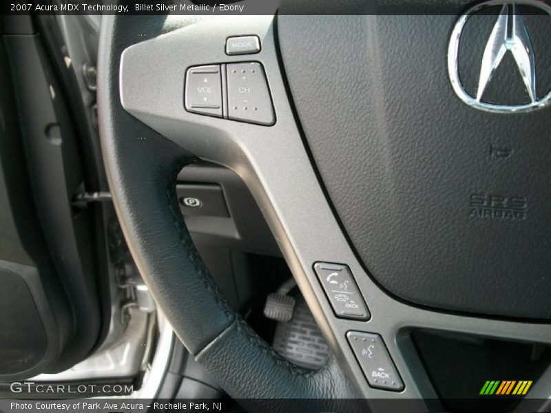 Billet Silver Metallic / Ebony 2007 Acura MDX Technology