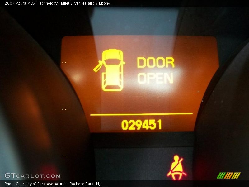 Billet Silver Metallic / Ebony 2007 Acura MDX Technology